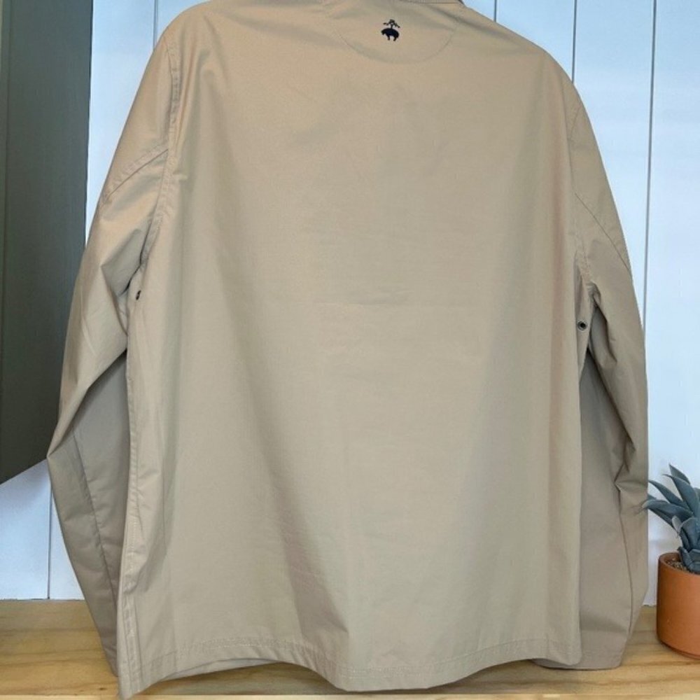 Brooks Brothers Men's Polyester Full Zip Lightweight Rain Jacket Size Medium - Picture 7 of 13